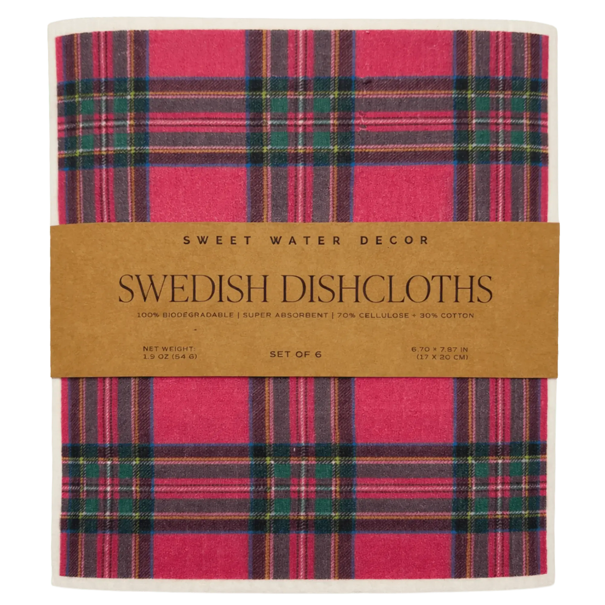 Swedish Dishcloths - Holiday Set of 6