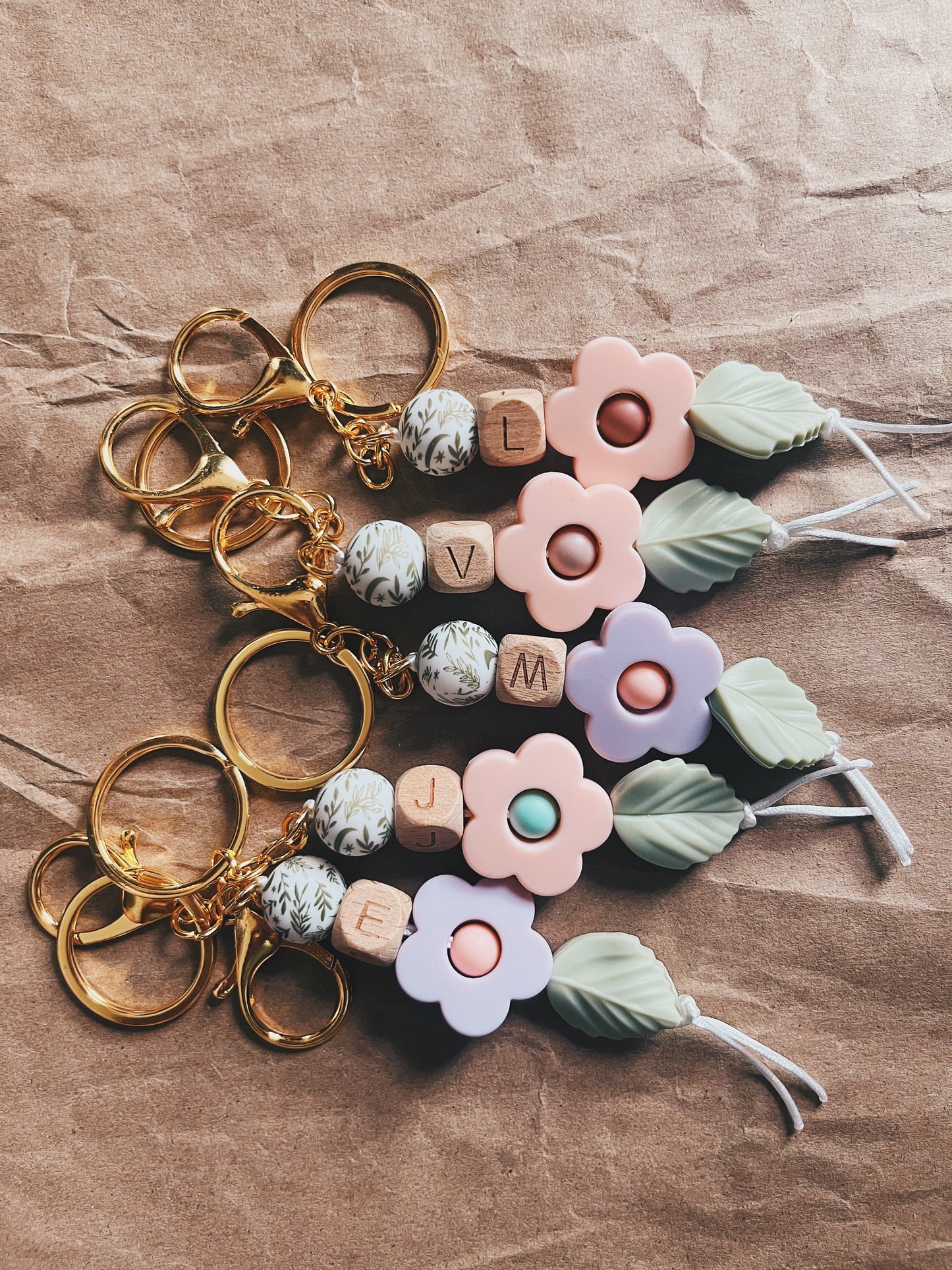CALLA Initial Keychain