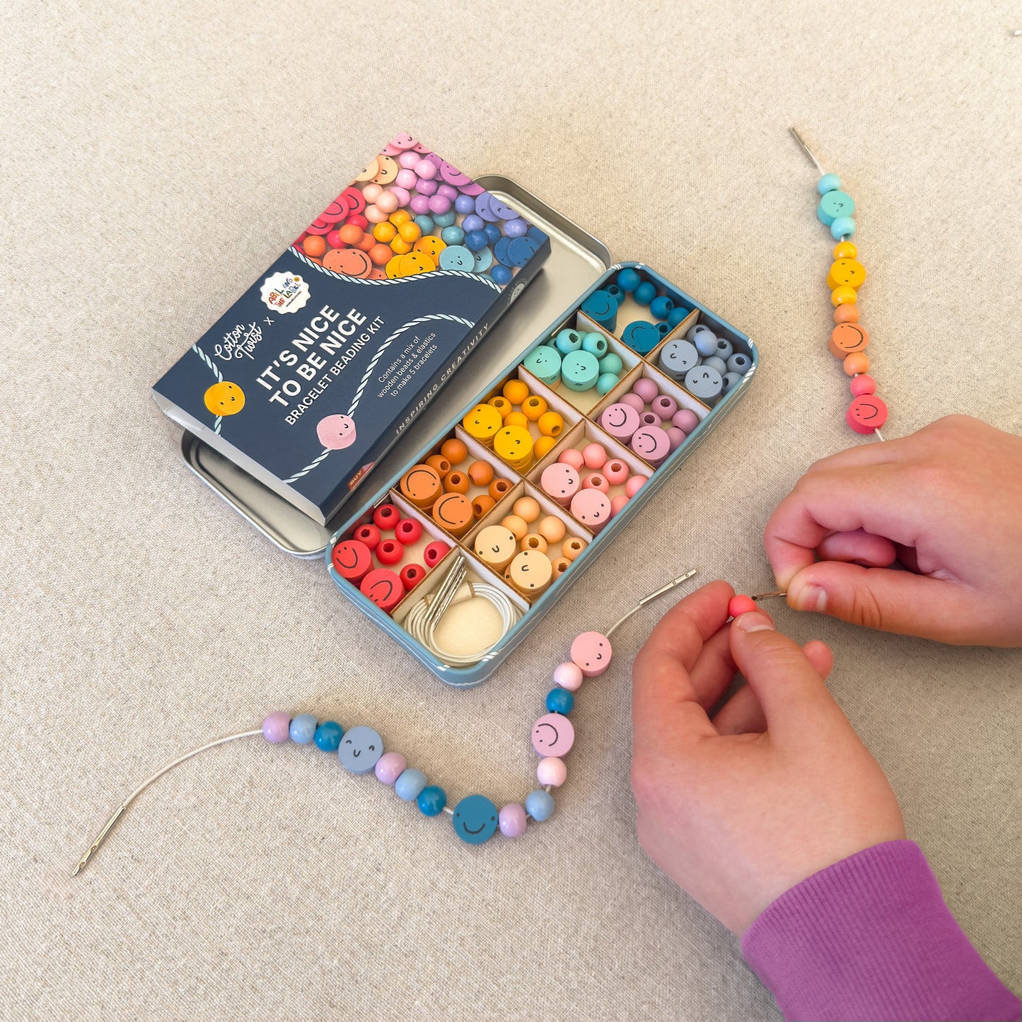 "It's Nice To Be Nice" Bracelet Beading Kit