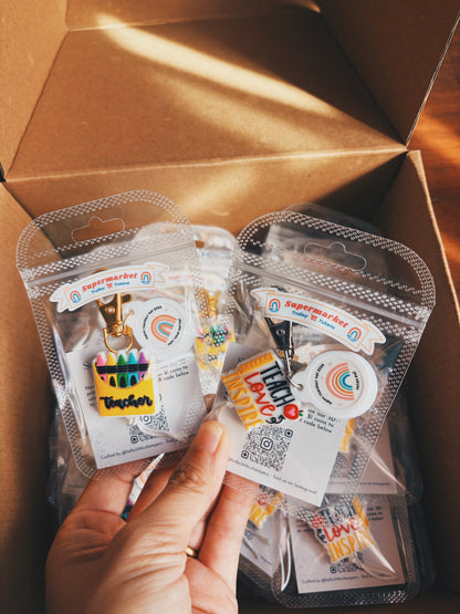 [TEACHERS' DAY 2026] RAINBOW Supermarket Trolley Tokens