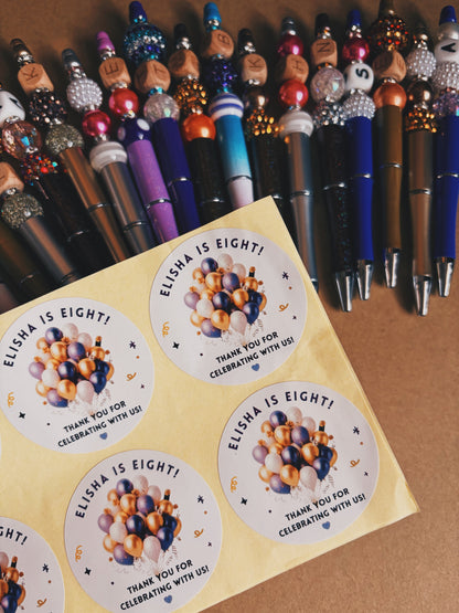 BEADED PEN Party Pack (Min. 8 packs)