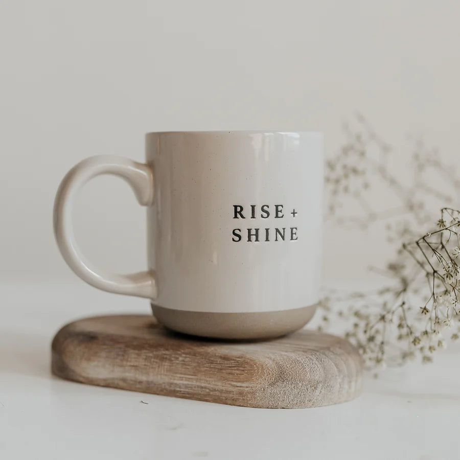 Rise + Shine Stoneware Mug