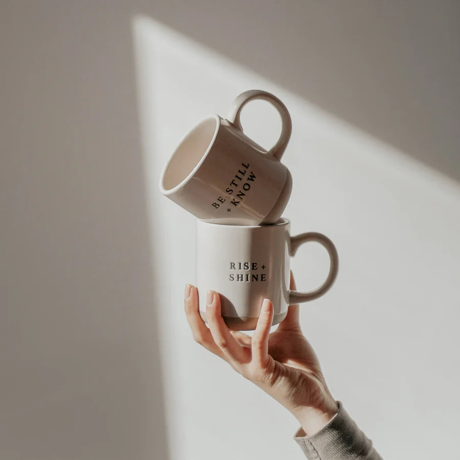 Rise + Shine Stoneware Mug