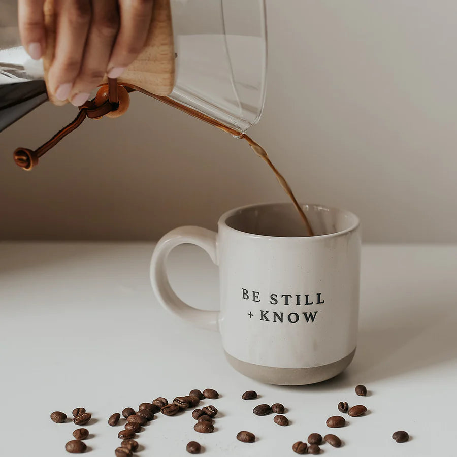 Be Still + Know Stoneware Mug