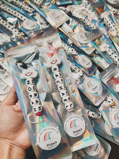 Custom NAME CHARM Party Pack (Min. 8 packs)