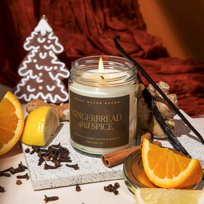 Gingerbread & Spice 9oz Soy Candle
