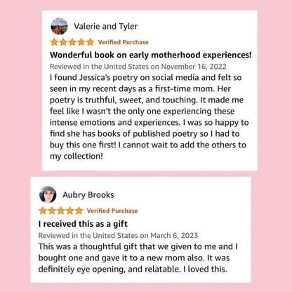 Jess Urlichs Motherhood Poetry Collection (3 titles)