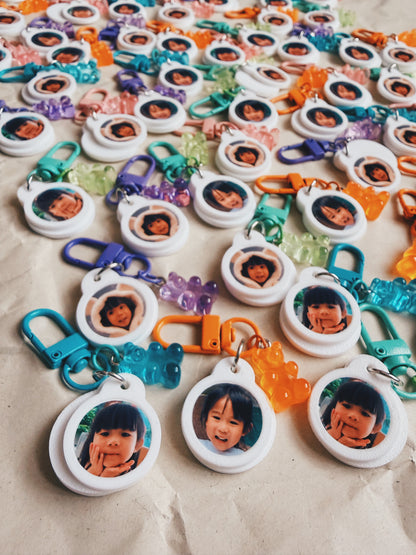 Custom Supermarket Trolley Token with Charms (Min. 50 sets)