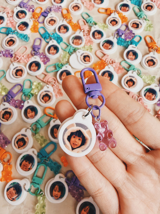 Custom Supermarket Trolley Token with Charms (Min. 50 sets)