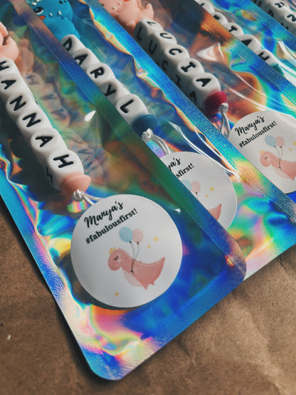 Custom NAME CHARM Party Pack (Min. 8 packs)