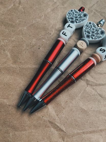 Custom Initial Ballpoint Pen - Sweethearts