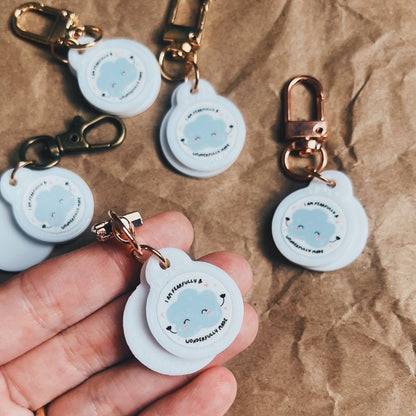 WONDERFULLY MADE [Psalm 139:14] Trolley Token Charm