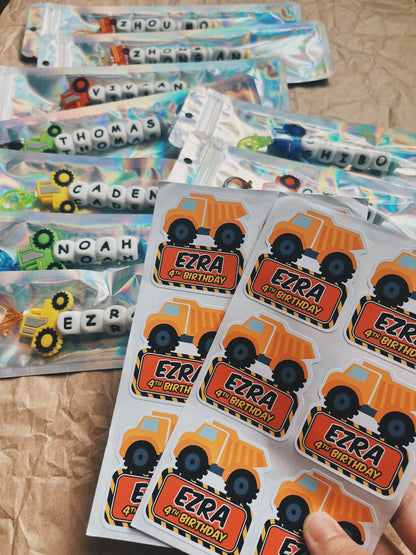 Custom NAME CHARM Party Pack (Min. 8 packs)