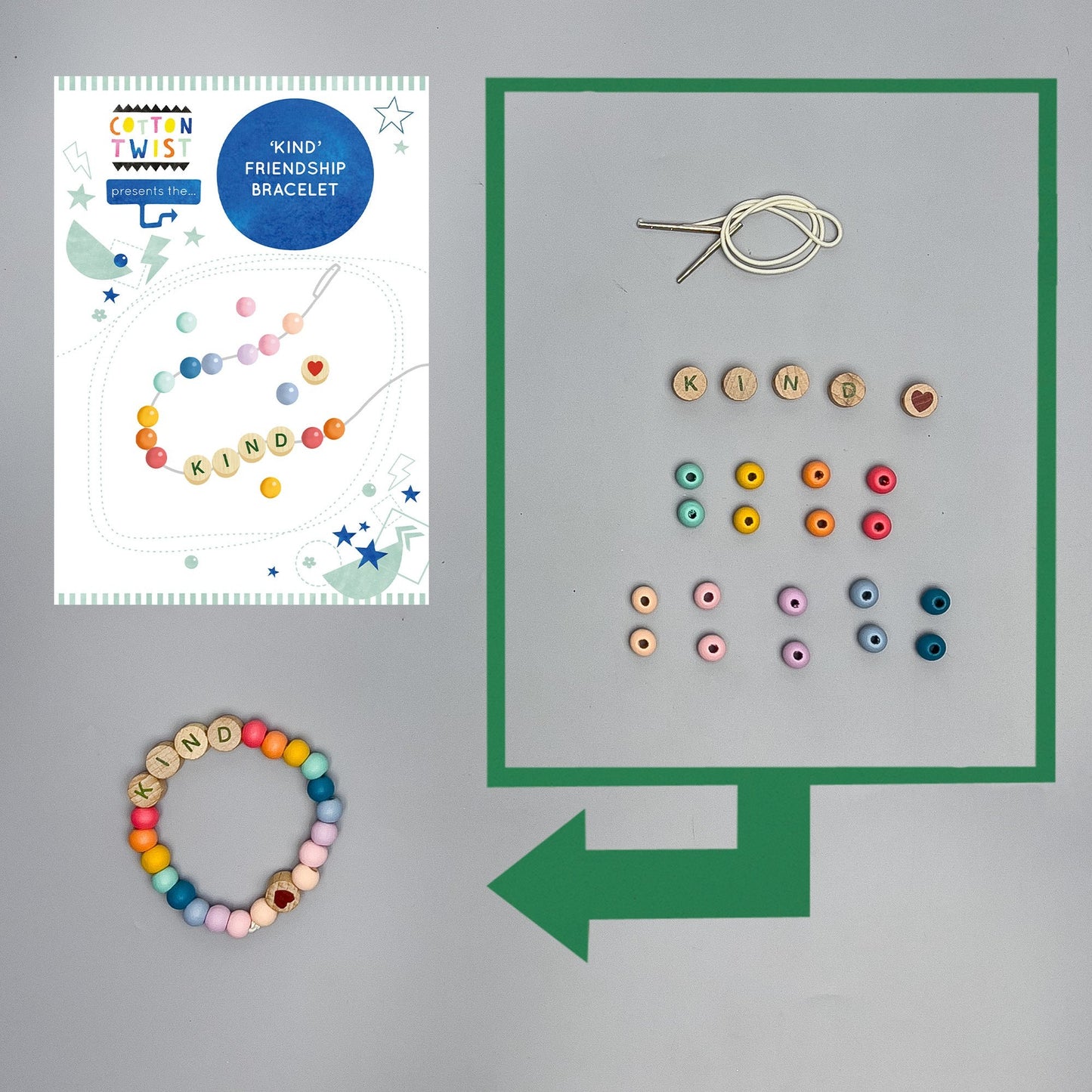 Kind Friendship Bracelet Kit