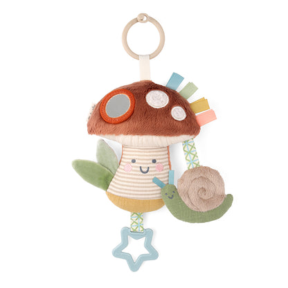 Ash Mushroom Bitzy Traveler™ Developmental Sensory Toy
