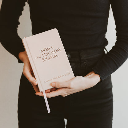 MOM'S one LINE a DAY Fabric Journal