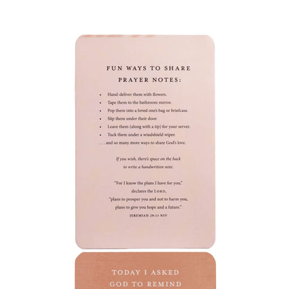 Prayers To Share - 100 Pass-Along Notes for Hardworking Women