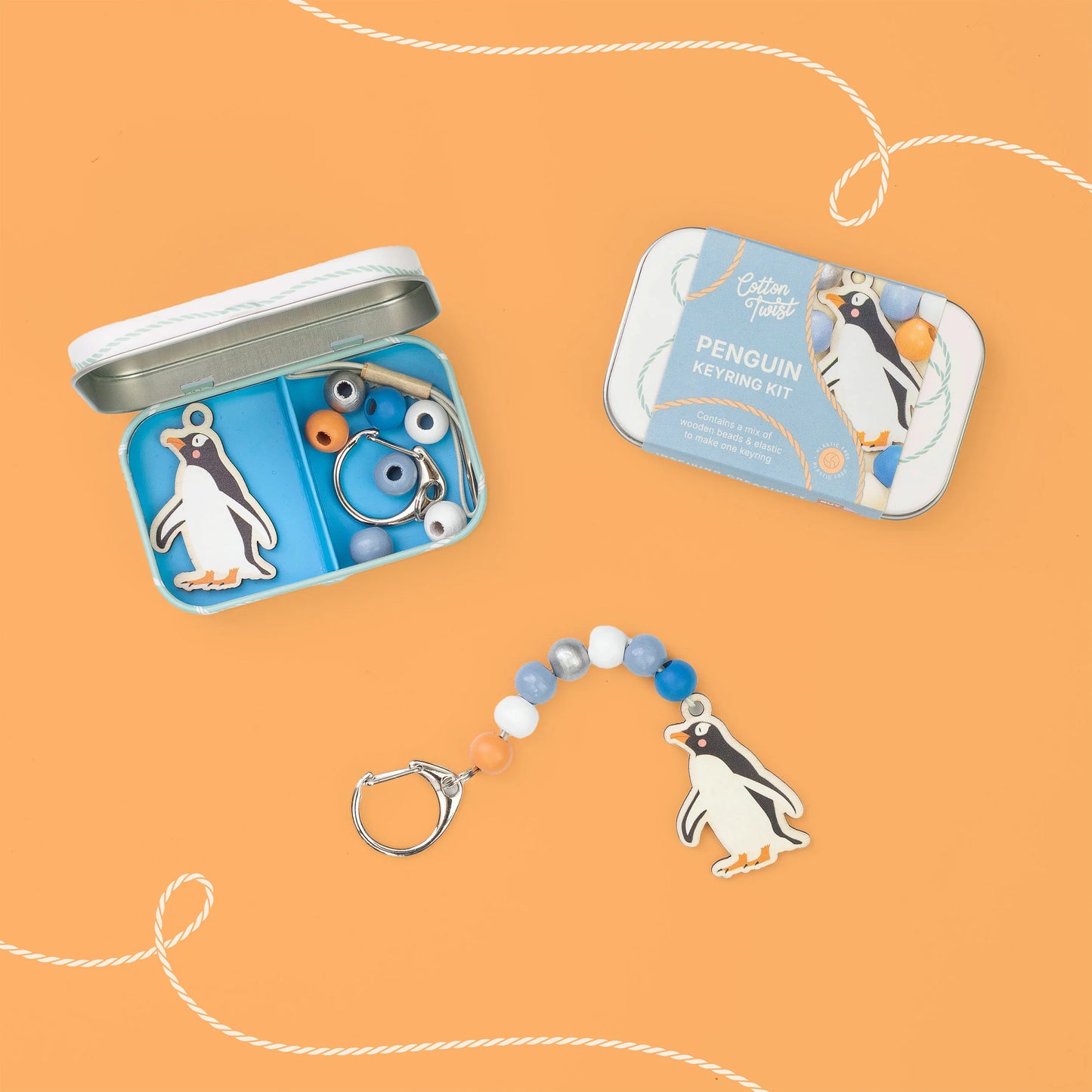 Penguin Keyring Gift Kit