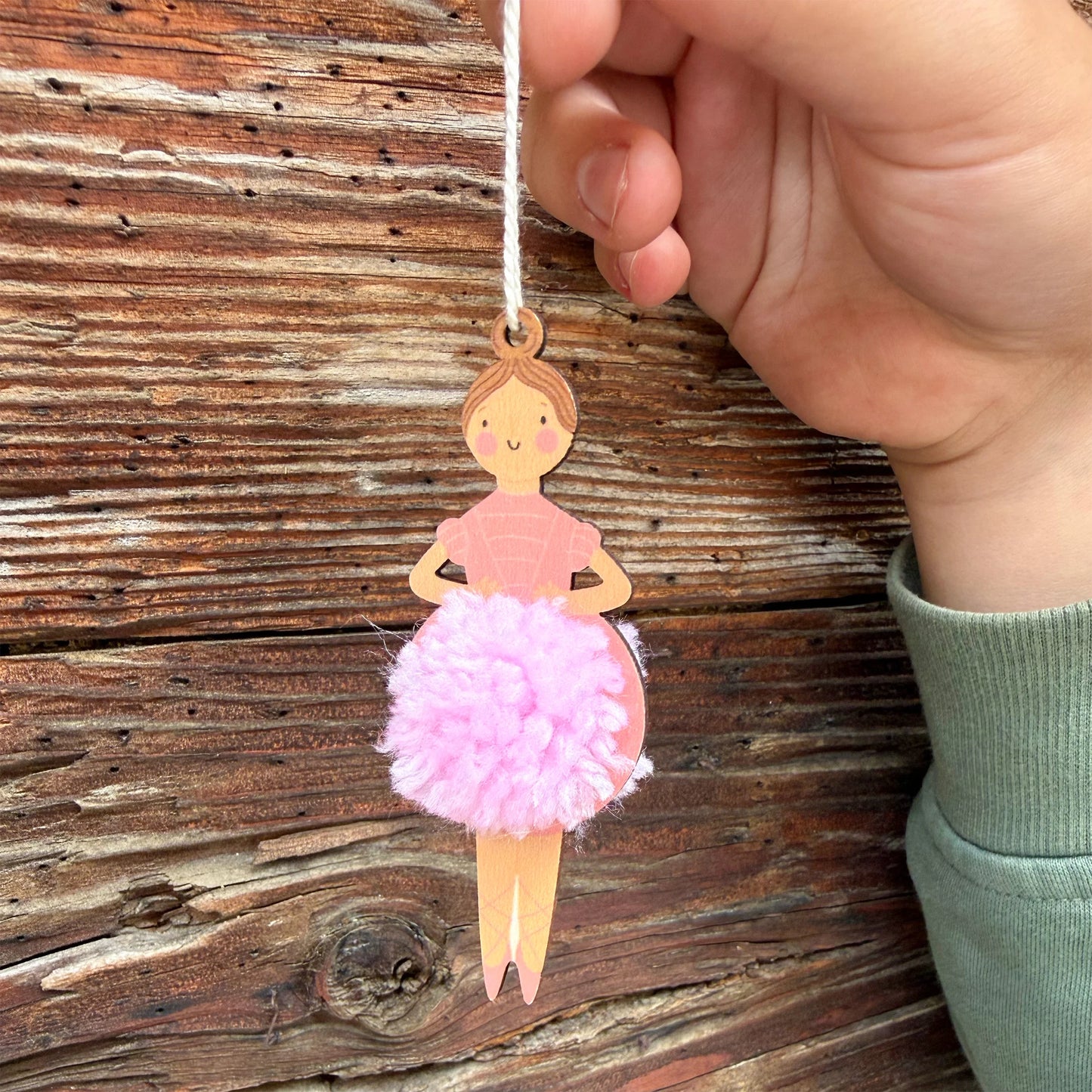 Make Your Own Pom Pom Ballerina Decoration Kit