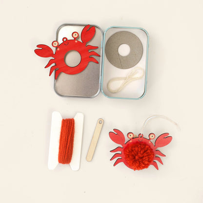 Make Your Own Pom Pom Crab Decoration Kit