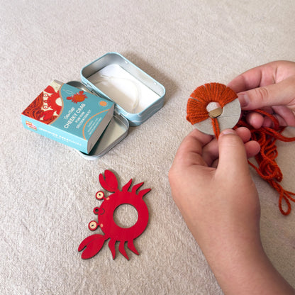 Make Your Own Pom Pom Crab Decoration Kit