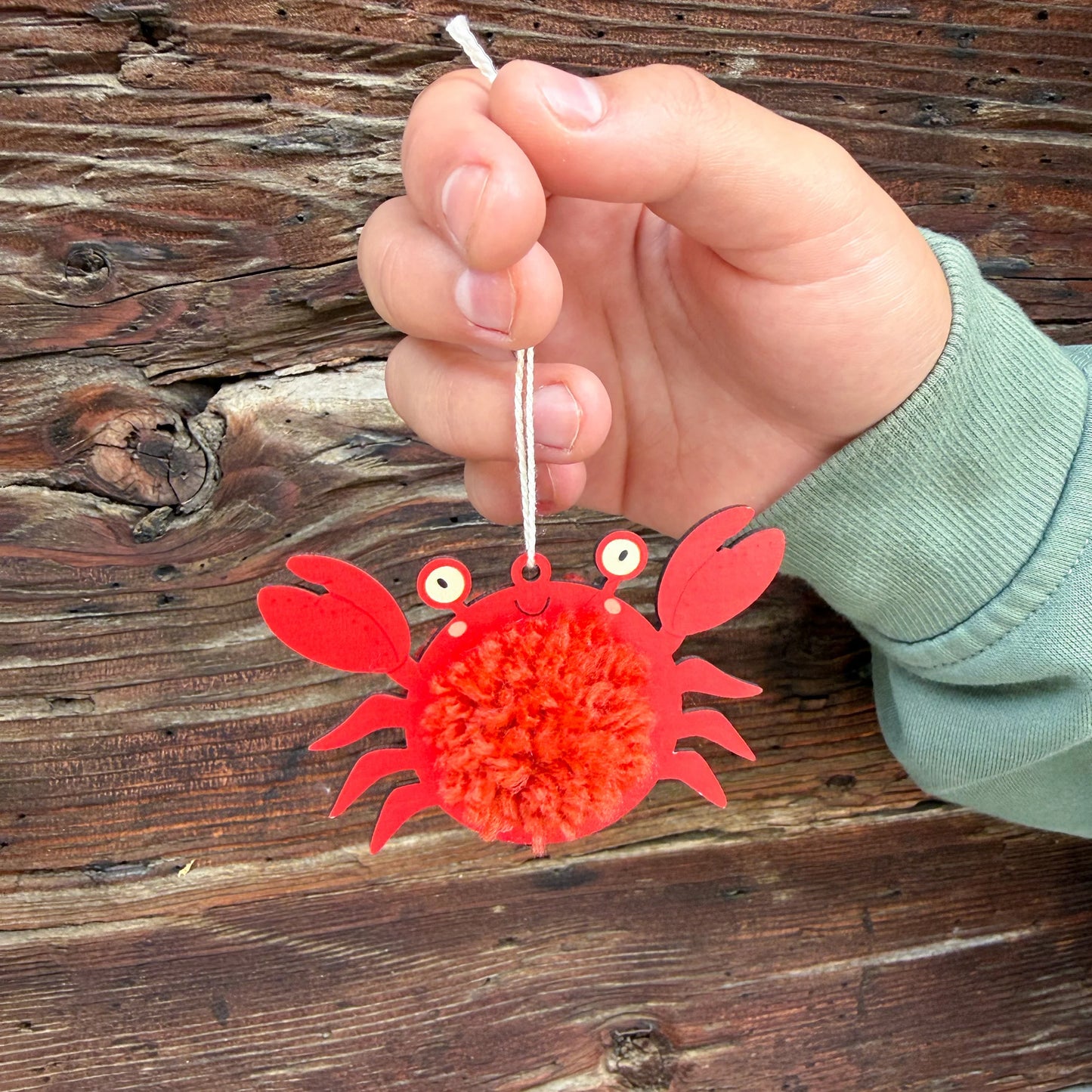 Make Your Own Pom Pom Crab Decoration Kit