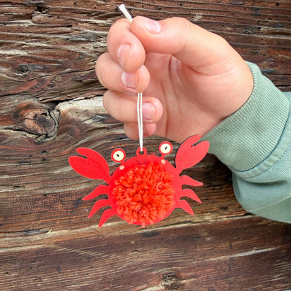 Make Your Own Pom Pom Crab Decoration Kit