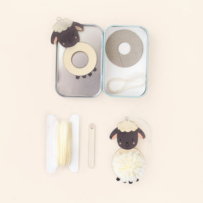 Make Your Own Pom Pom Little Lamb Decoration Kit