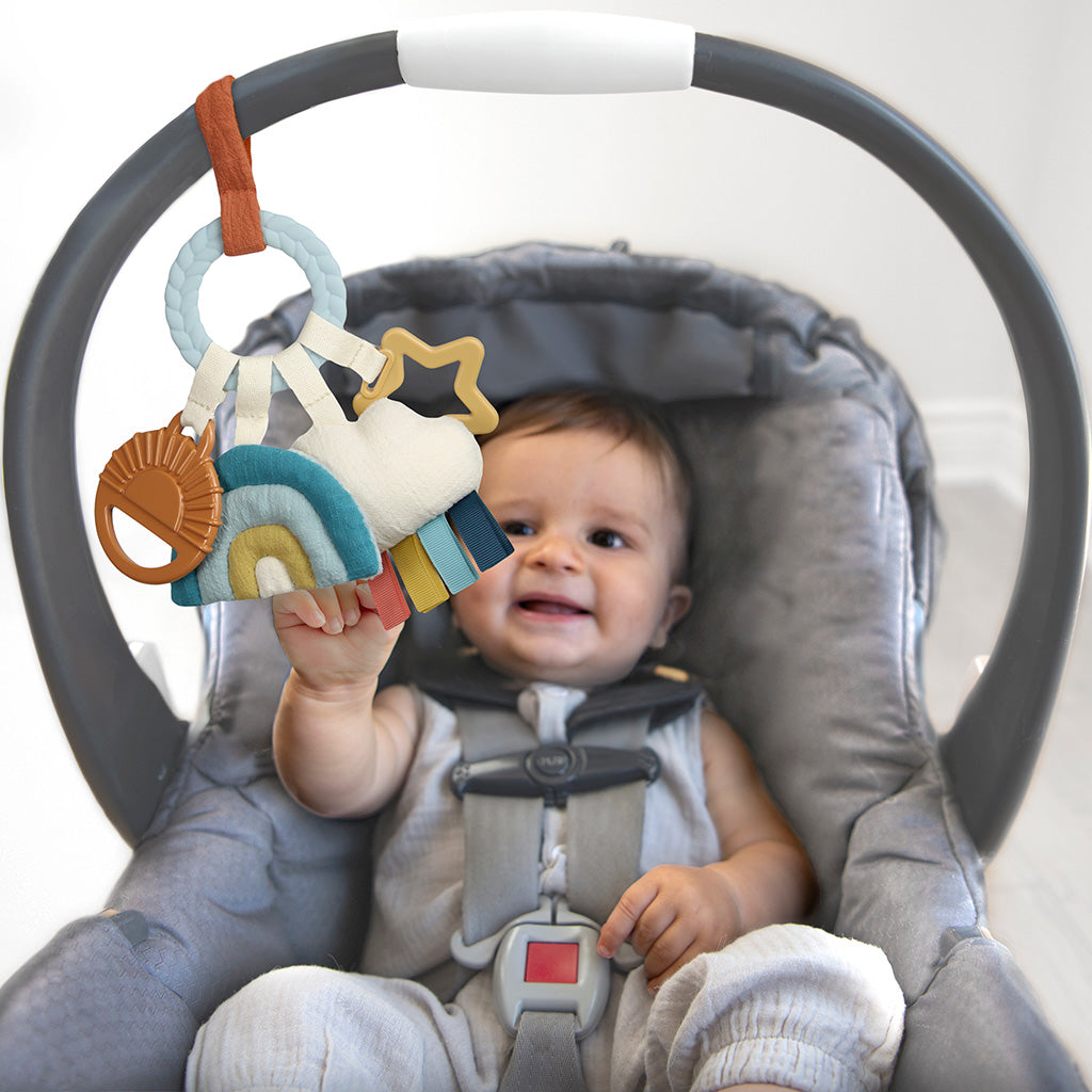 Neutral Bitzy Busy Ring™ Teething Activity Toy