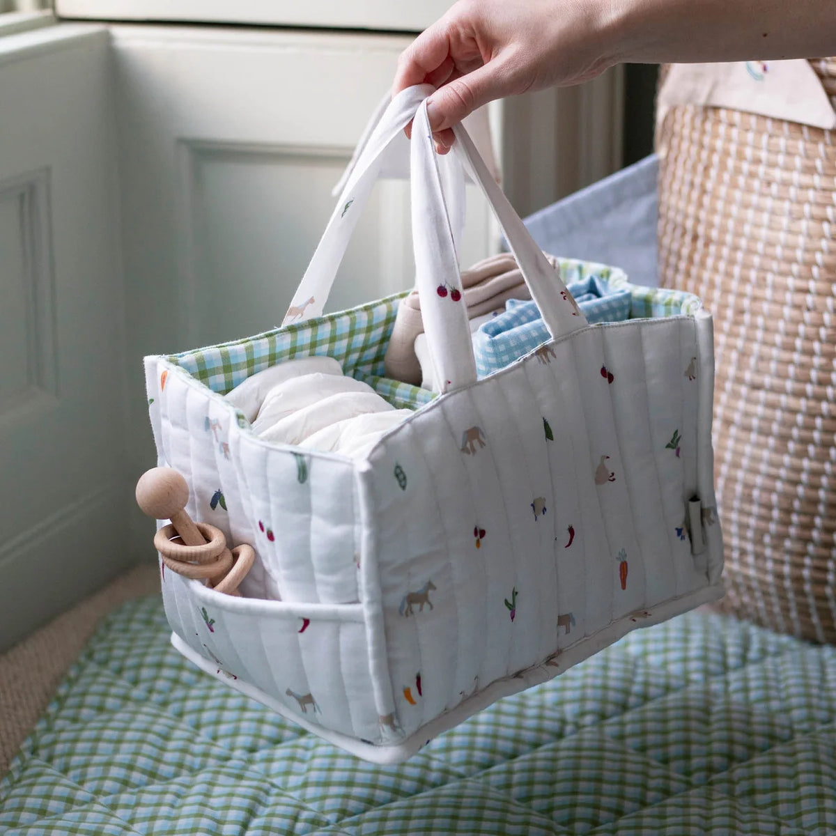 Organic Nappy Caddy - Little Farms