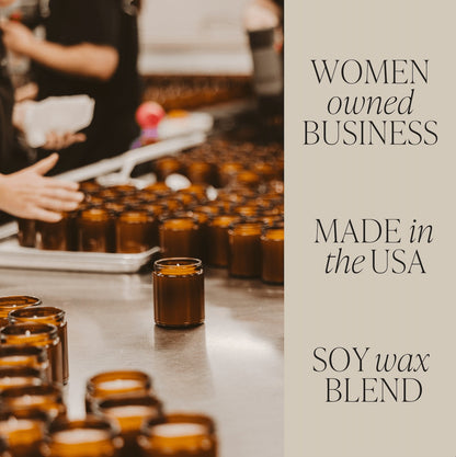 Hot Cocoa & Peppermint 9oz Soy Candle