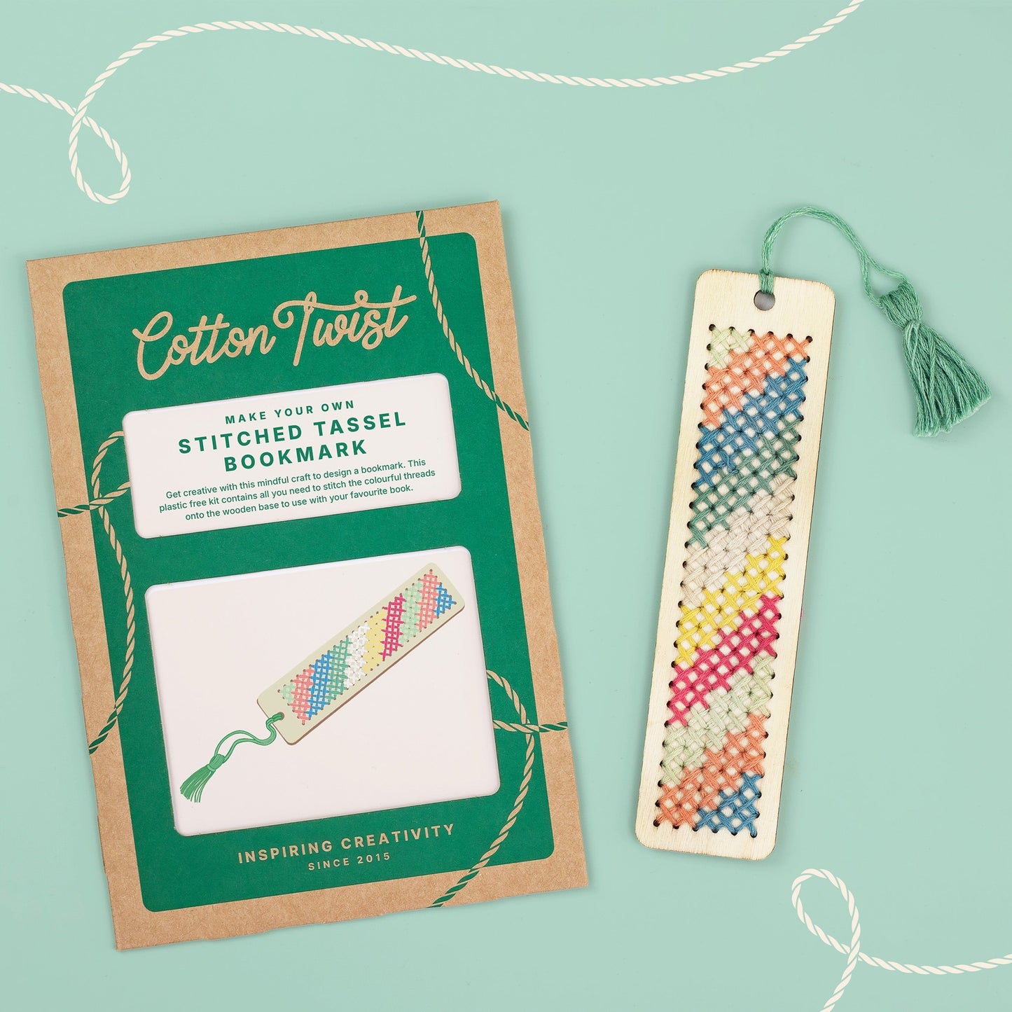 Make Your Own Stitched Tassel Bookmark