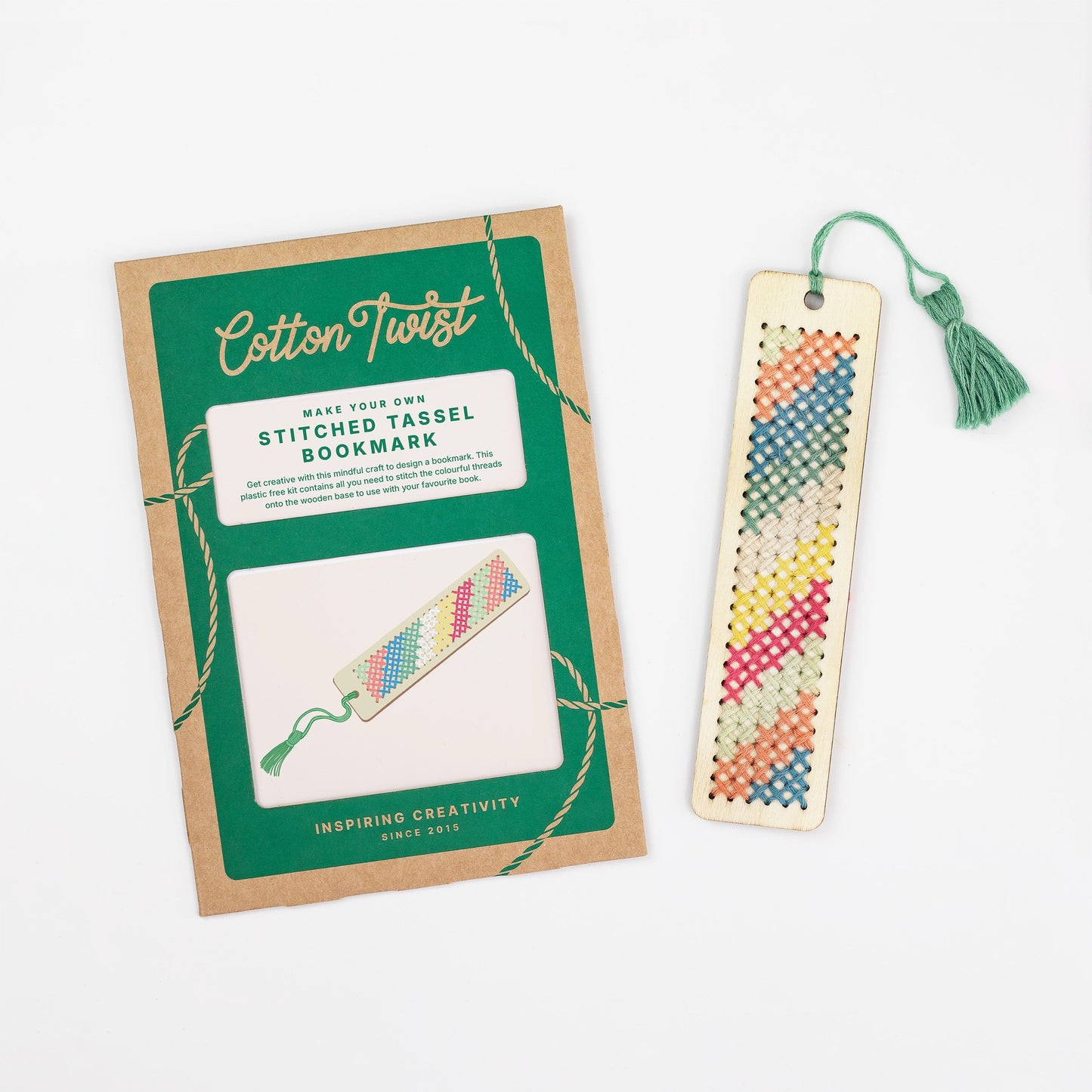 Make Your Own Stitched Tassel Bookmark