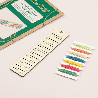 Make Your Own Stitched Tassel Bookmark
