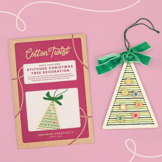 Make Your Own Stitched Christmas Tree Decoration