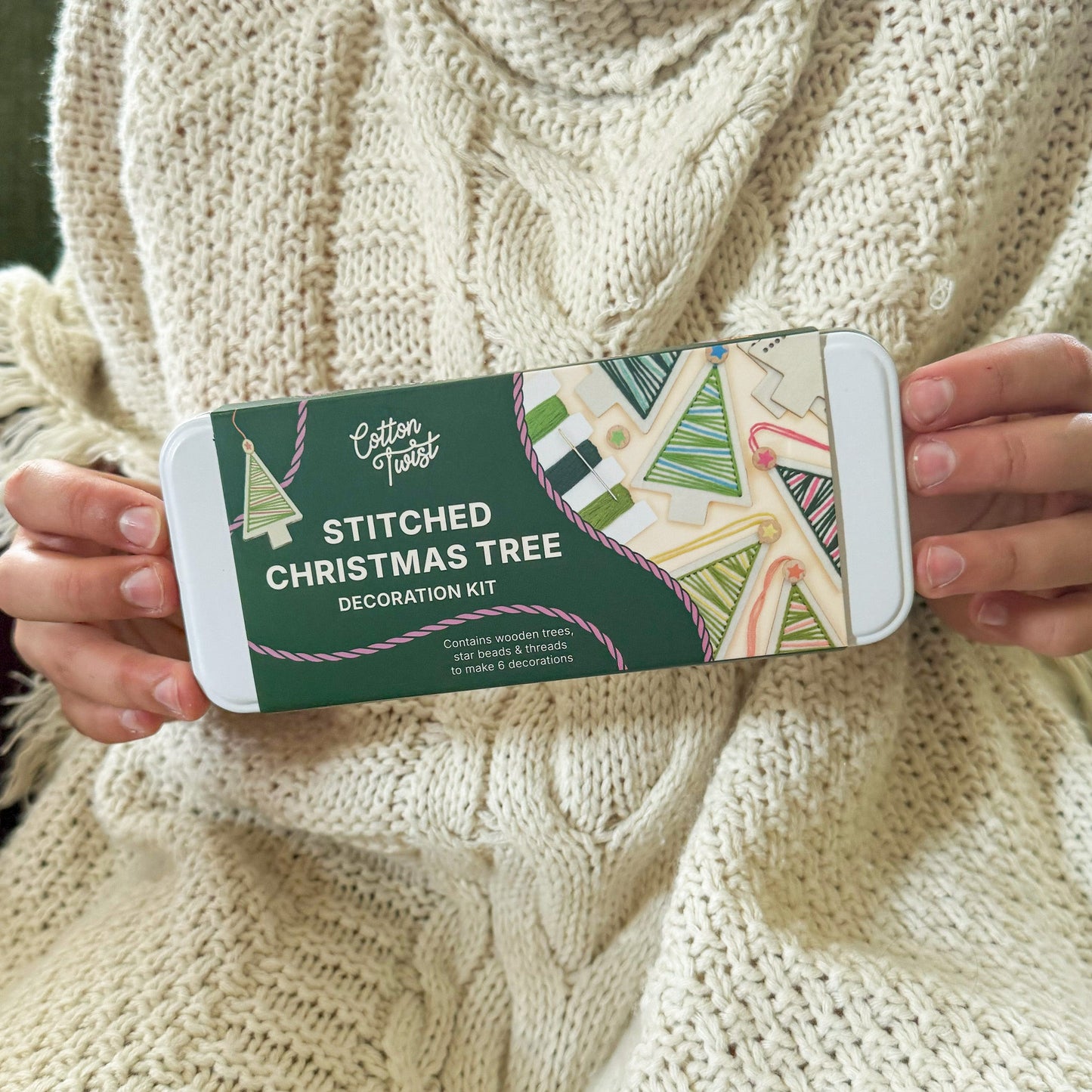 Stitched Christmas Tree Decoration Kit