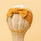 Caramel Bamboo Stretch Bow Headband
