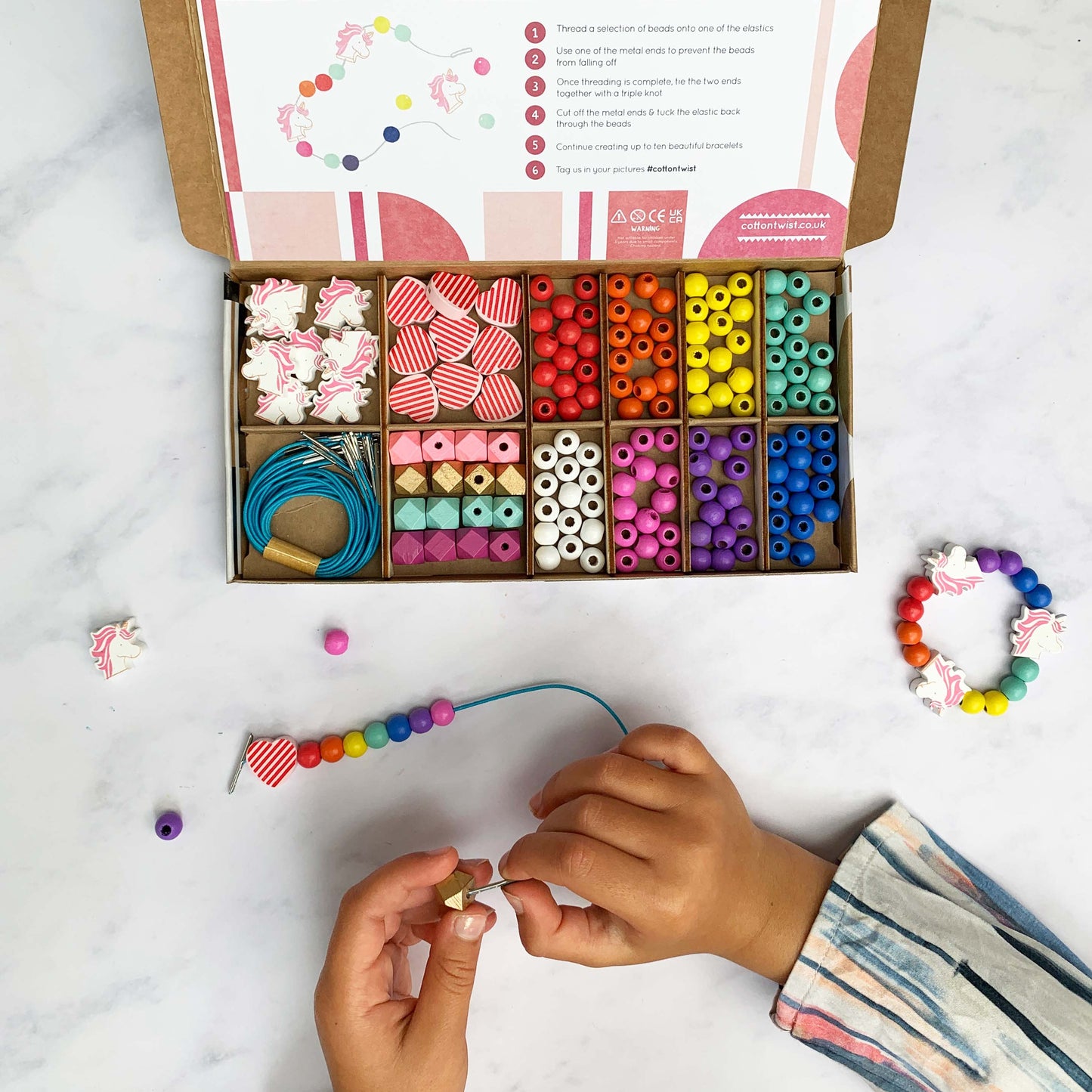 [Last chance] Unicorn & Heart Bracelet Making Kit