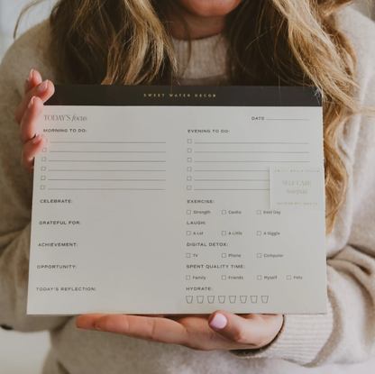 Self Care Notepad