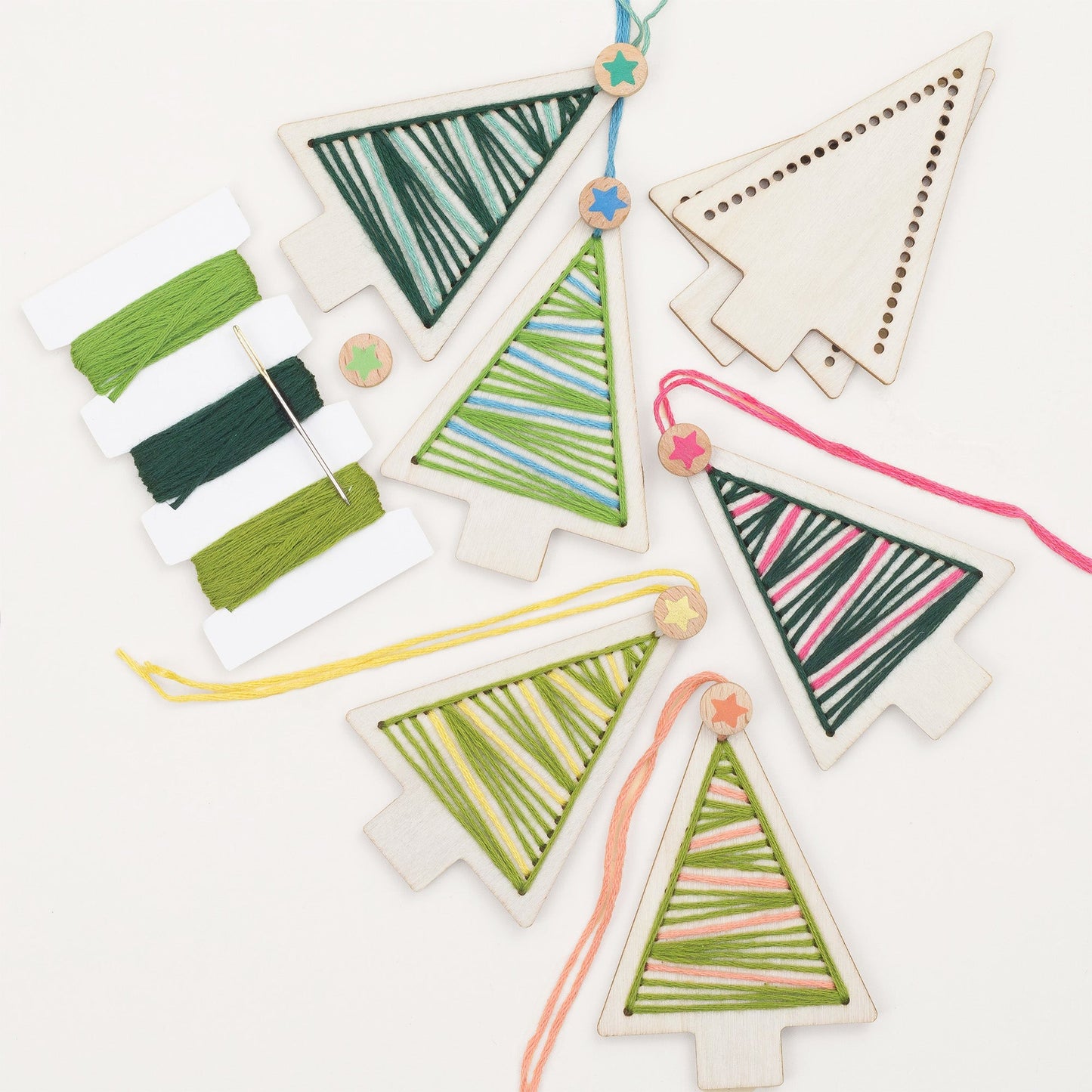 Stitched Christmas Tree Decoration Kit