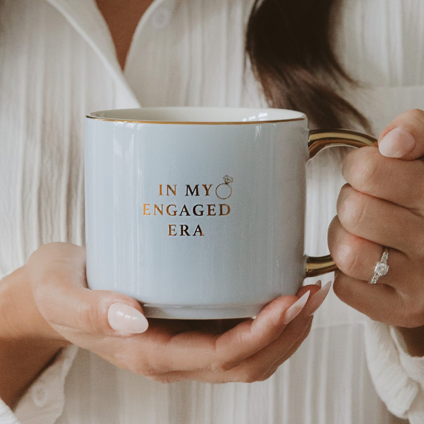 In My Engaged Era 14oz Gold-handle Coffee Mug