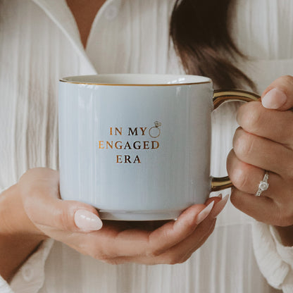 In My Engaged Era 14oz Gold-handle Coffee Mug
