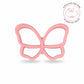 Butterfly Teether Toy + Strap (2 colours)