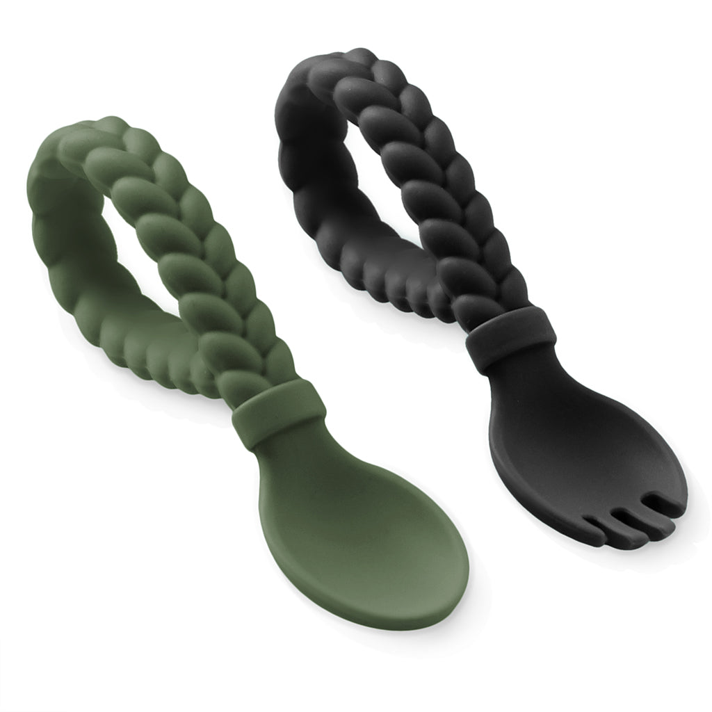 Sweetie Silicone Spoon & Fork set