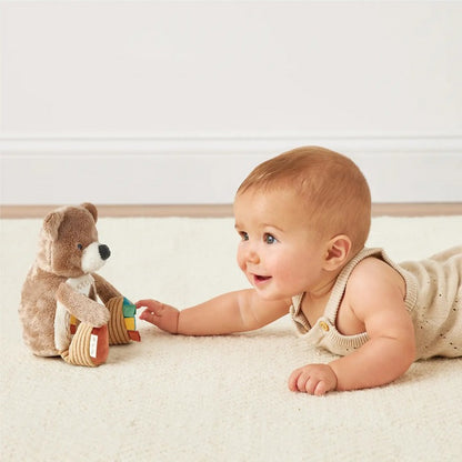 Theo the Bear Itzy Bitzy Mirror™ Sensory Tummy Time Mirror