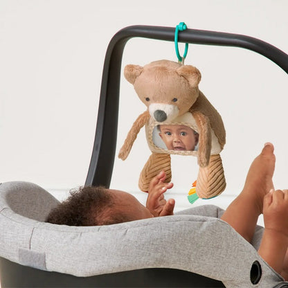 Theo the Bear Itzy Bitzy Mirror™ Sensory Tummy Time Mirror