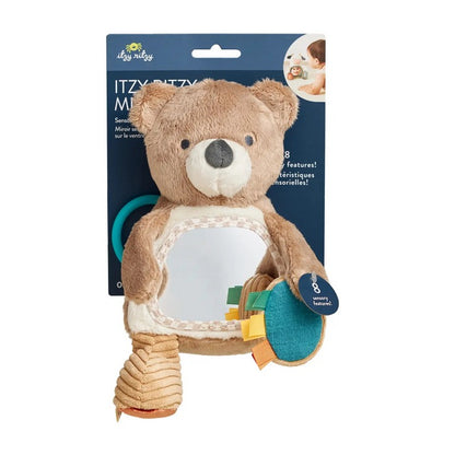 Theo the Bear Itzy Bitzy Mirror™ Sensory Tummy Time Mirror