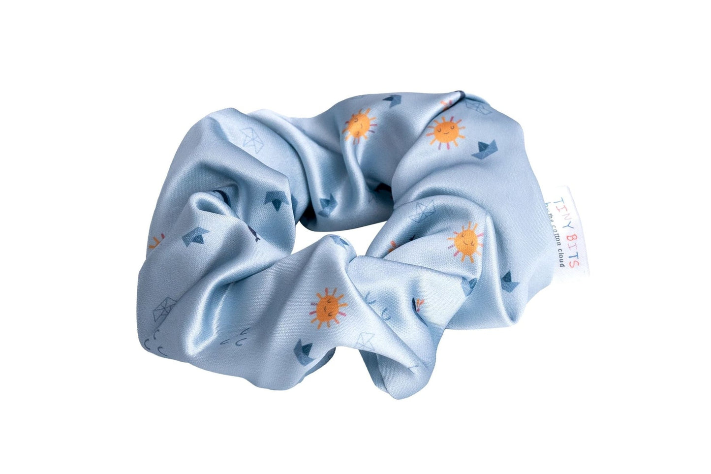 Origami Satin Scrunchie