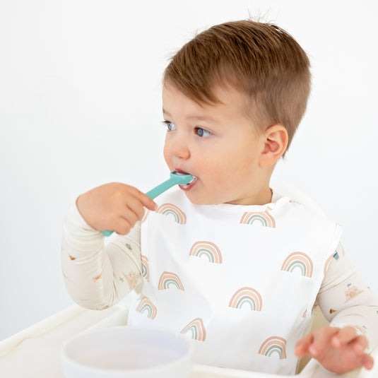 Rainbow Sleeveless Cutie Bib
