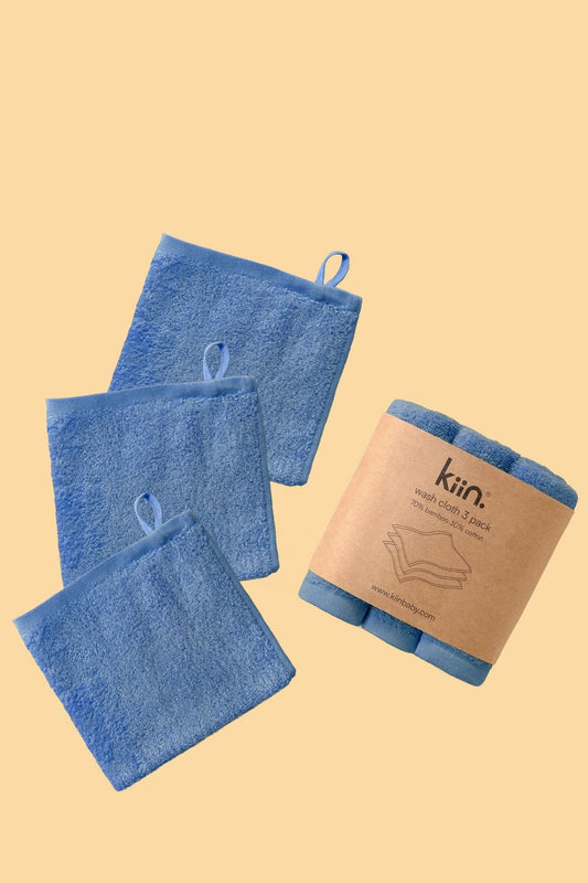Blue Shadow Wash Cloths 3 Pack